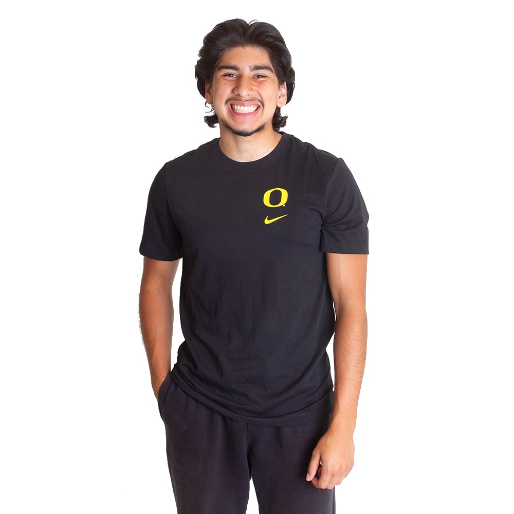 Classic Oregon O, Nike, Black, Crew Neck, Performance/Dri-FIT, Men, Unisex, 681048